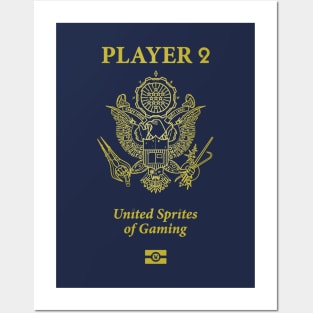 Passport to Gaming - Player 2 USA Posters and Art